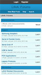 Mobile Screenshot of forum.lavalink.com