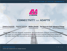 Tablet Screenshot of lavalink.com